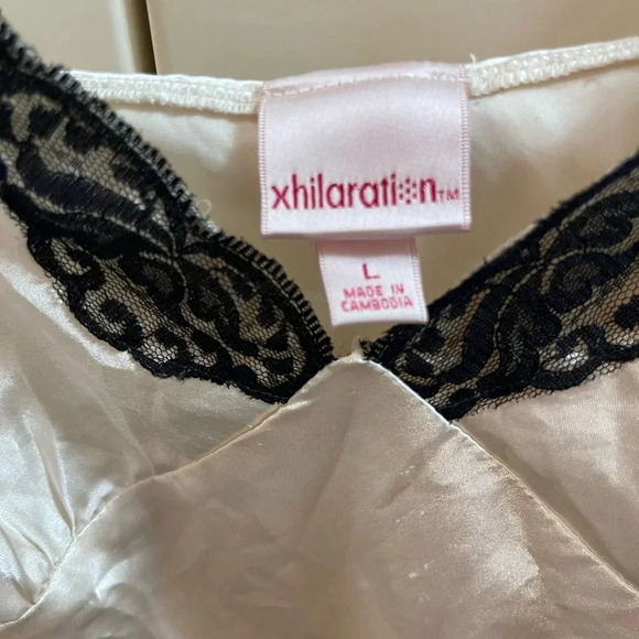 Set of 3 Intimates Top Apostrophe/xhilaration Size LG Babydoll Lingerie Lace - Picture 11 of 13